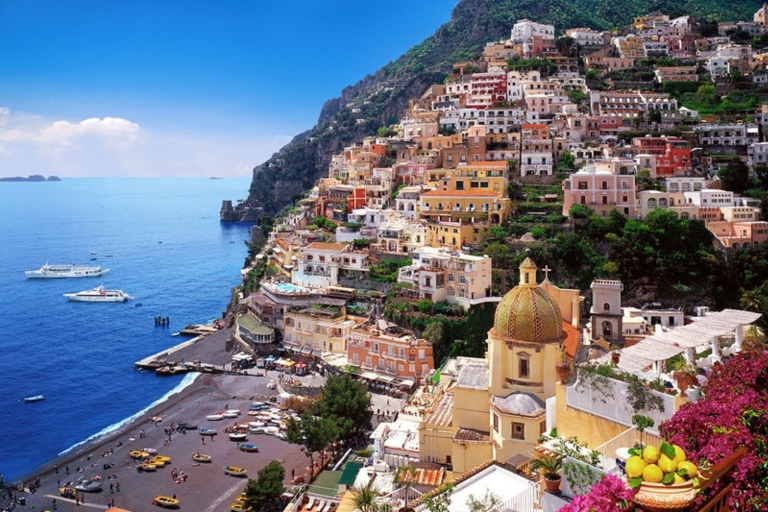 Positano: een hele dag privé Vespa-tour langs de Amalfikust