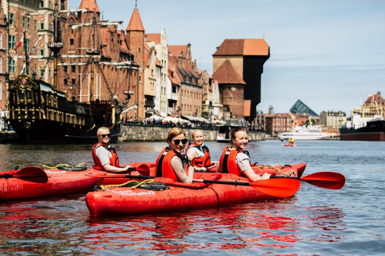 Gdańsk : Visite privée en kayak des îles et des canaux