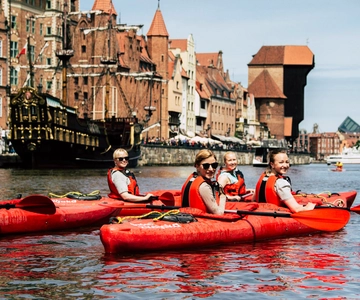 Danzica: Tour privato delle isole e dei canali in kayak