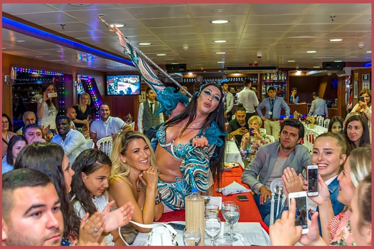 Istanbul: Bosphorus Night Dinner Cruise Dinner Cruise with Unlimited Soft Drinks