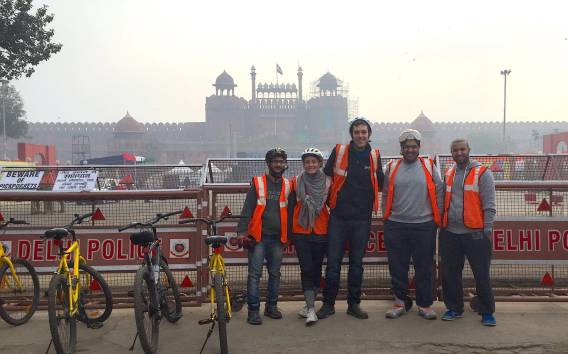 Delhi: Red Fort und Old Delhi Sunrise Cycle Tour