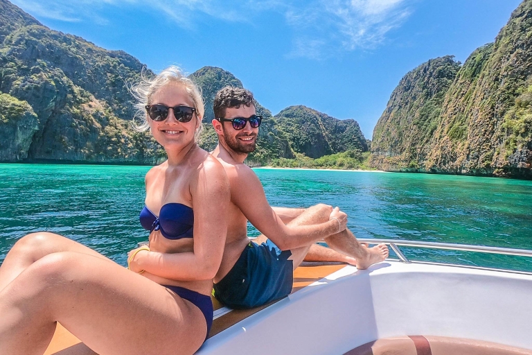 Excursion d'une journée à James Bond et à l'île de Yao Yai en bateau à moteur de luxePrise en charge à Phuket