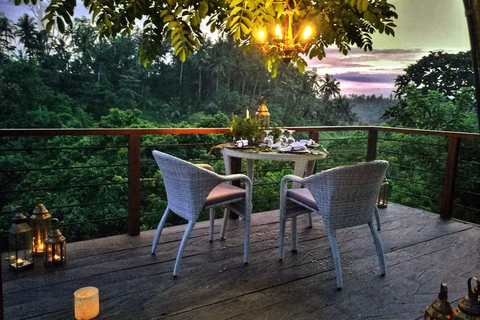 Ubud: Romantic Dinner on a Forest Tree DeckUbud: Romantic Dinner on a Tree Deck with Seafood Menu