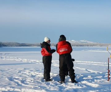 Ruka: Ice fishing trip