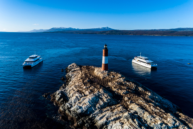 Ushuaia: Katamaran-Kreuzfahrt auf dem Beagle-Kanal und der Insel der Seewölfe