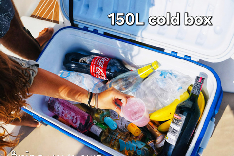 Palma de Mallorca: Private Sunrise Boat Tour & Watersports Sunrise experience + Long stop with water toys.