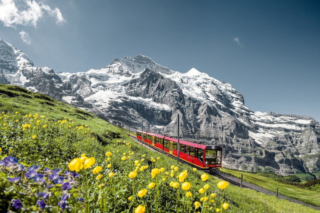 Visit From Interlaken Day Trip to Jungfraujoch by Bus and Train in Aletsch Glacier