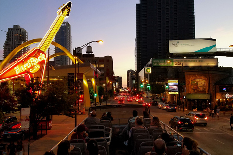 Chicago: Sunset Tour by Open-top Bus with Live Guide Panoramic Sunset Tour