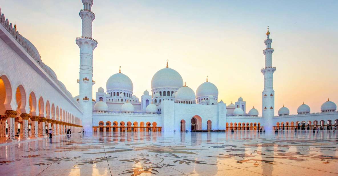Depuis Dubaï : mosquée Sheikh Zayed à Abou Dabi
