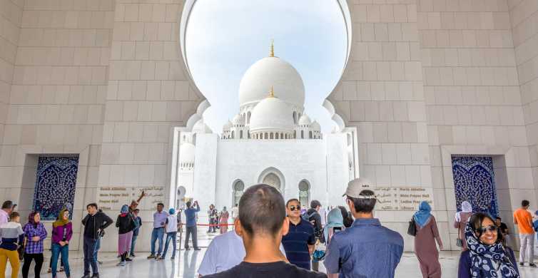De Dubai: Tour Guiado na Mesquita Sheikh Zayed de Abu Dhabi