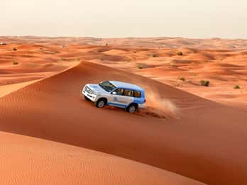 Abu Dhabi: Morning Desert Tour, Camel Ride, & Sandboarding