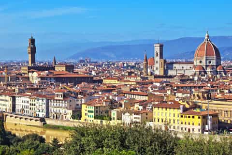 florence city tour accademia uffizi michelangelo square