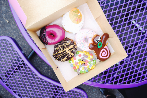 Portland: tour guiado de deliciosos donuts com degustaçõesPasseio em inglês