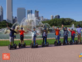 Stadtrundfahrt Chicago: Segway mit Blick auf den Michigansee Stadtrundfahrt Chicago: Segway mit Blick auf den Michigansee