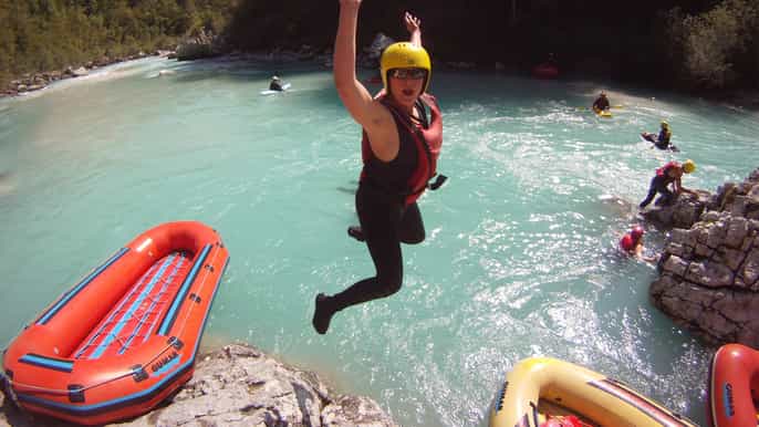 bovec wildwasserrafting auf der soča