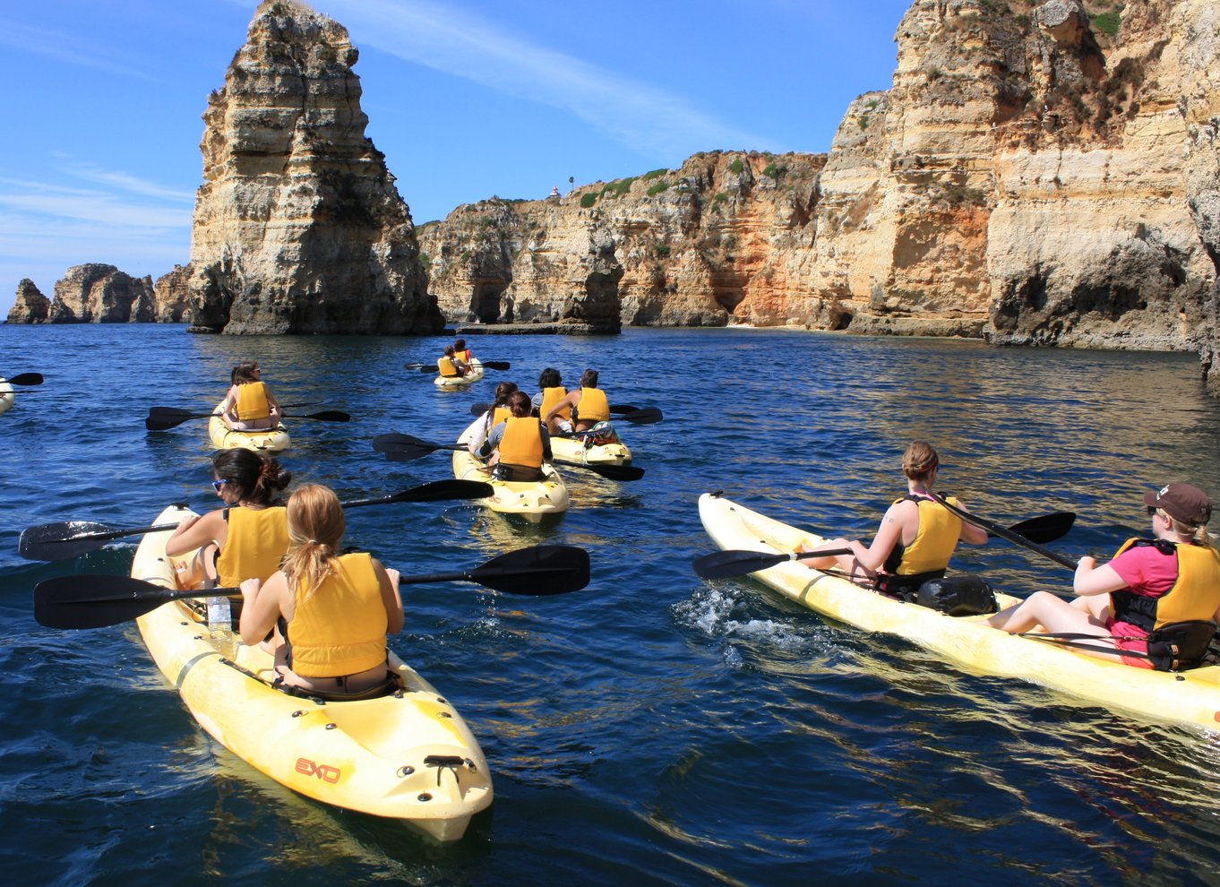 Fra Lagos: Algarves kyst og grotter i kajak