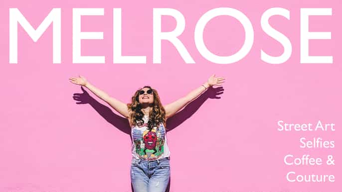 los angeles melrose instagram tour