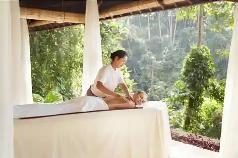Ubud: Trattamento termale nella foresta con altalena nella foresta