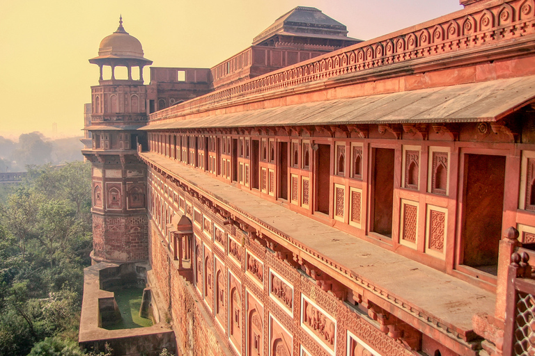 Taj Mahal & Agra Fort: Private Sunrise Tour from Delhi Private Tour with Entrance Fees