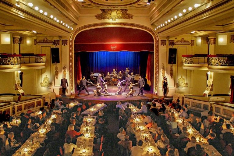 Buenos Aires: spektakl Piazzolla Tango z opcjonalną kolacjąBilet z miejscami VIP, kolacją i napojami bez ograniczeń