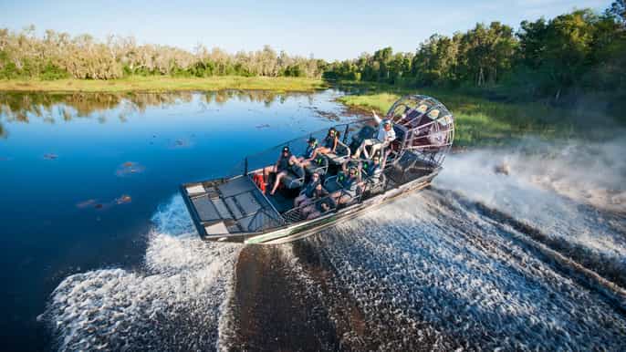 darwin floatplane airboat wetlands tour with crocodiles