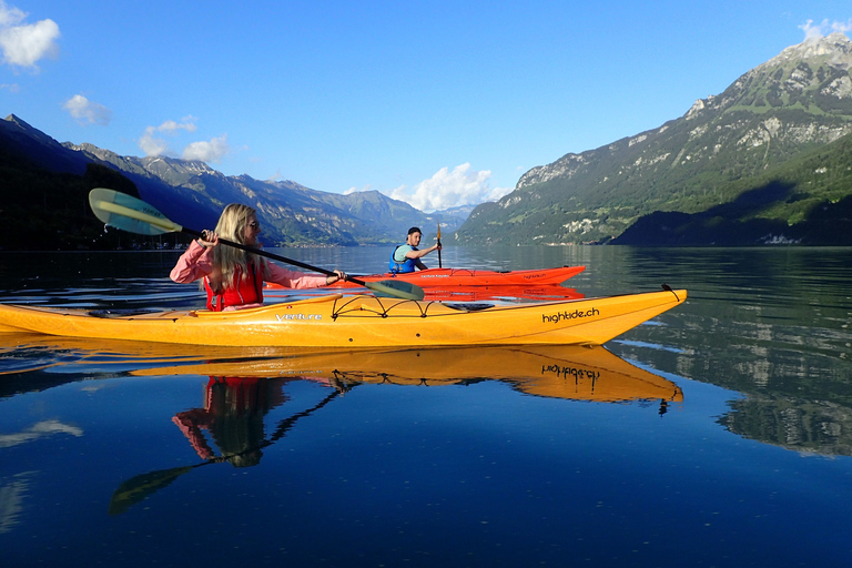 Interlaken: tour en kayak por el lago turquesa de BrienzCancela con hasta 3 días de antelación: tour en kayak por el lago Brienz