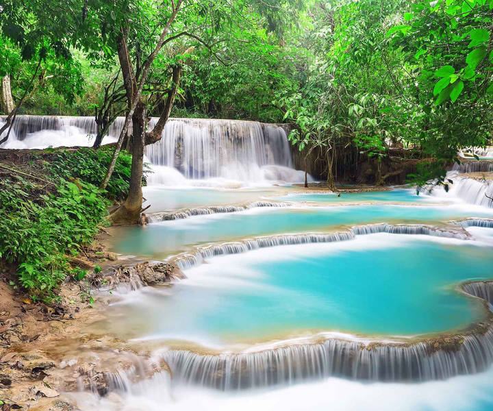 Luang Prabang: Local Village & Kuang Si Falls Private Tour
