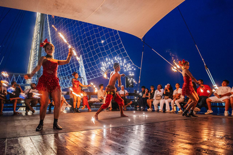 Bali: Sailor Dinner Cruise with Fire Show & Buffet