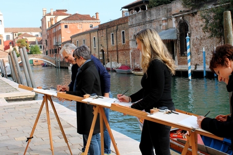Venedig: Aquarellklasse mit einem berühmten KünstlerStandardoption