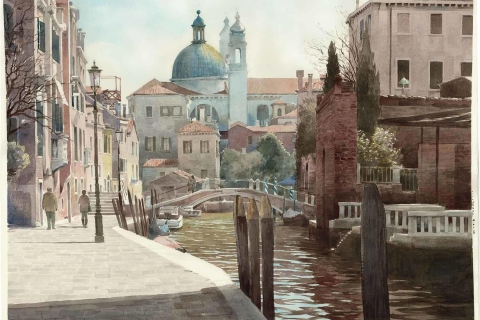 Venedig: Aquarellklasse mit einem berühmten KünstlerStandardoption