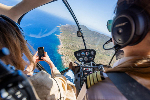 Experience Santorini Sunset by Helicopter