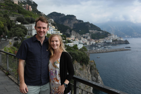 Viagem de 1 dia a Positano-Amalfi e Pompéia em um passeio de luxo saindo de Roma