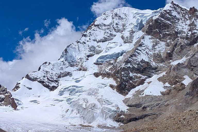 Wanderung Charquini und Lagunen von Huayna Potosí (Westseite)Wandern in Charquini und Lagunen von Huayna Potosí (Westseite)