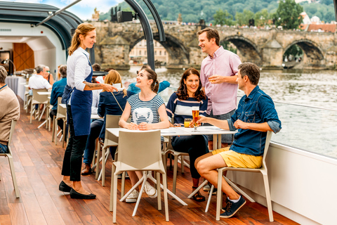 Praga: crucero turístico de 2 horas por el MoldavaCrucero turístico por el Moldava – solo billete