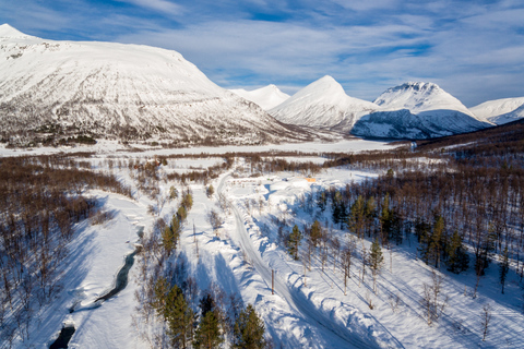 Vanuit Tromsø: Sneeuwschoenwandelen overdag &amp; Sneeuwparkbezoek