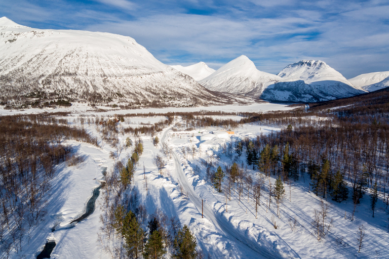 Da Tromsø: Escursione con le racchette da neve diurna e visita allo Snow Park