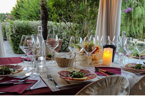 From Florence: Outdoor Wine Dining in San Gimignano Winery From Florence: Outdoor Wine Dinner in San Gimignano Winery