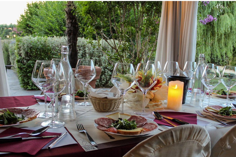 From Florence: Outdoor Wine Dining in San Gimignano Winery From Florence: Outdoor Wine Dinner in San Gimignano Winery