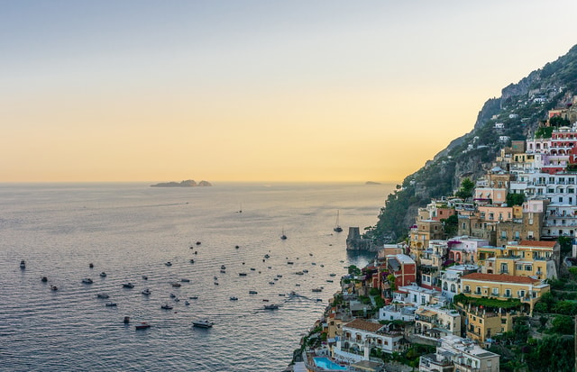 From Amalfi: Private Sunset Cruise along the Amalfi Coast