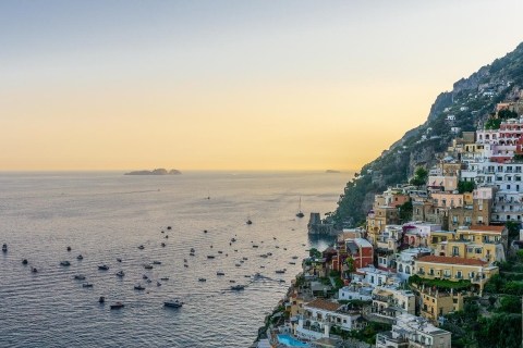 From Amalfi: Private Sunset Cruise along the Amalfi Coast Amalfi Coast Sunset Cruise by Speedboat
