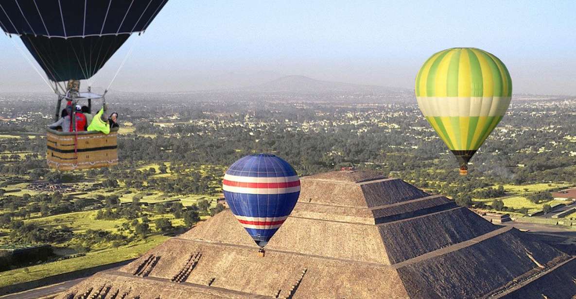 Hot Air Balloon & Walking Teotihuacan Tour From Mexico City