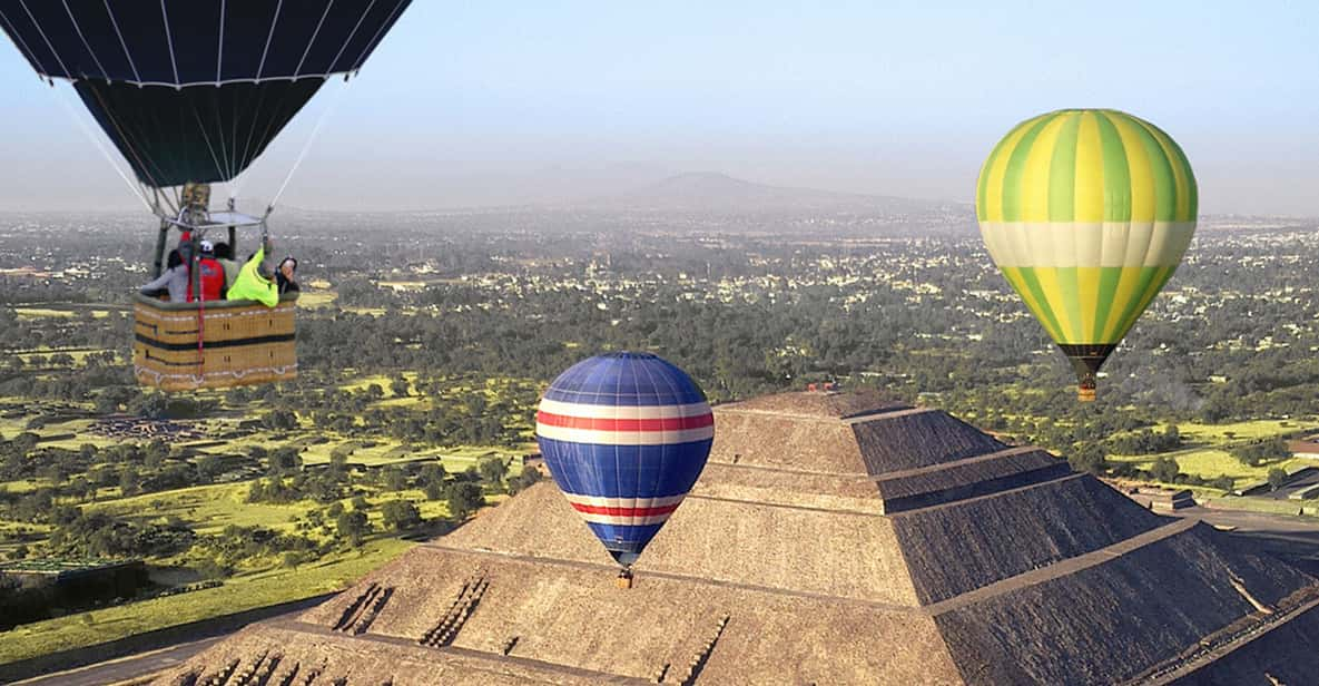 Hot Air Balloon & Walking Teotihuacan Tour From Mexico City