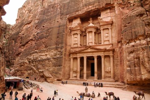 Petra: tour guidato di un giorno con transfer da Tel Aviv