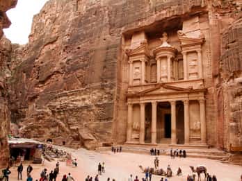 Au départ de Tel Aviv : visite guidée d'une journée à Petra avec transferts