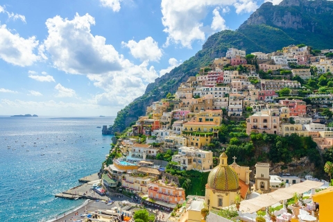 Costa de Amalfi: crucero en barco privado de día completoCrucero por la costa de Amalfi en lancha motora de lujo
