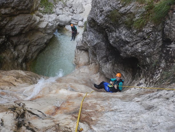 Бовец: каньонинг в национальном парке Триглав