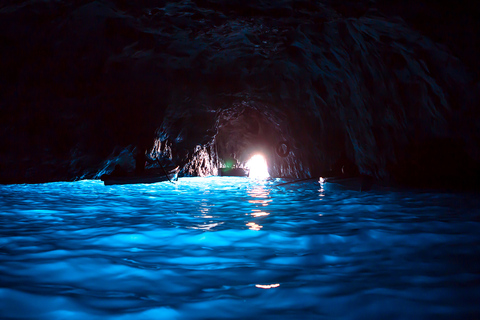 From Amalfi: Day Trip to Capri by Private Boat with Drinks Private Tour on Open Deck Boat