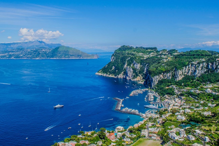 From Amalfi: Day Trip to Capri by Private Boat with Drinks Private Tour on Open Deck Boat