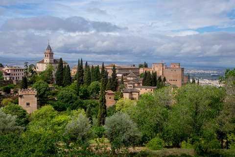 Alhambra's Gardens: Generalife, Partal, Alcazaba, & Carlos V Tour in English