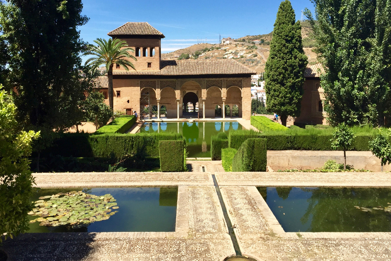 Giardini dell&#039;Alhambra: Generalife, Partal, Alcazaba e Carlos VGiro in inglese